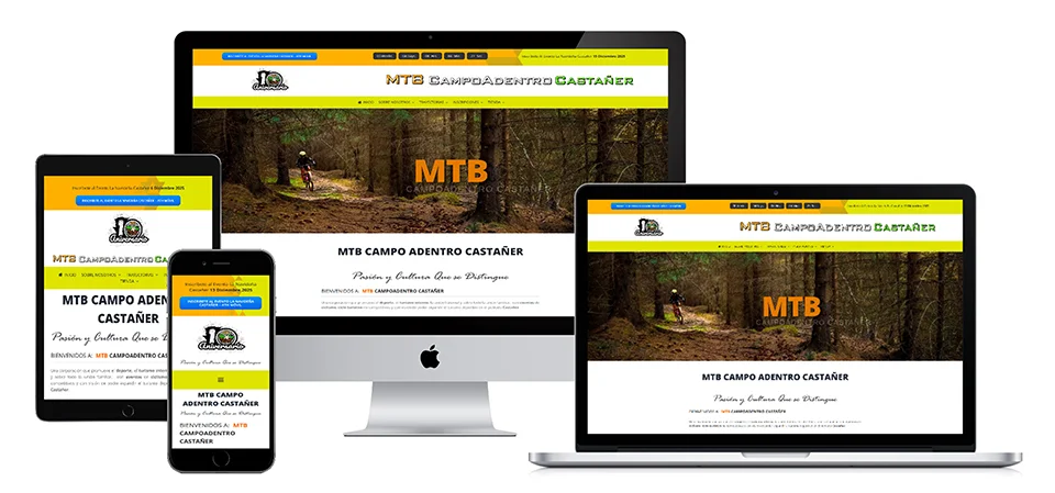 laptop-tablet-desktop-phone-ciclista-bosque-sendero-deporte-mtb-campo-adentro-castaner-puerto-rico-portfolio-disenos-web
