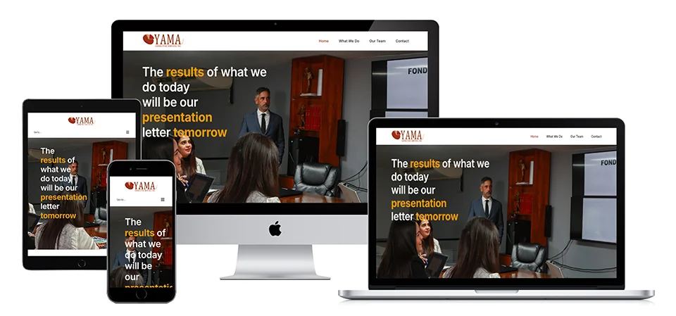 laptop-tablet-desktop-phone-ejecutivos-reunidos-oficina-yama-consulting-services-inc-mayuguez-puerto-rico-portfolio-disenos-web
